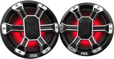 MTX PS65C 6.5" Powersport Coaxial Speakers with RGB Lighting 170W Peak 85W RMS