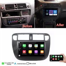 64gb Android 15 Car Stereo Radio Gps Navi Carplay For 1995-2000 Honda Civic 64gb Android 15 Car Stereo Radio Gps Navi Carplay For 1995-2000 Honda Civic
