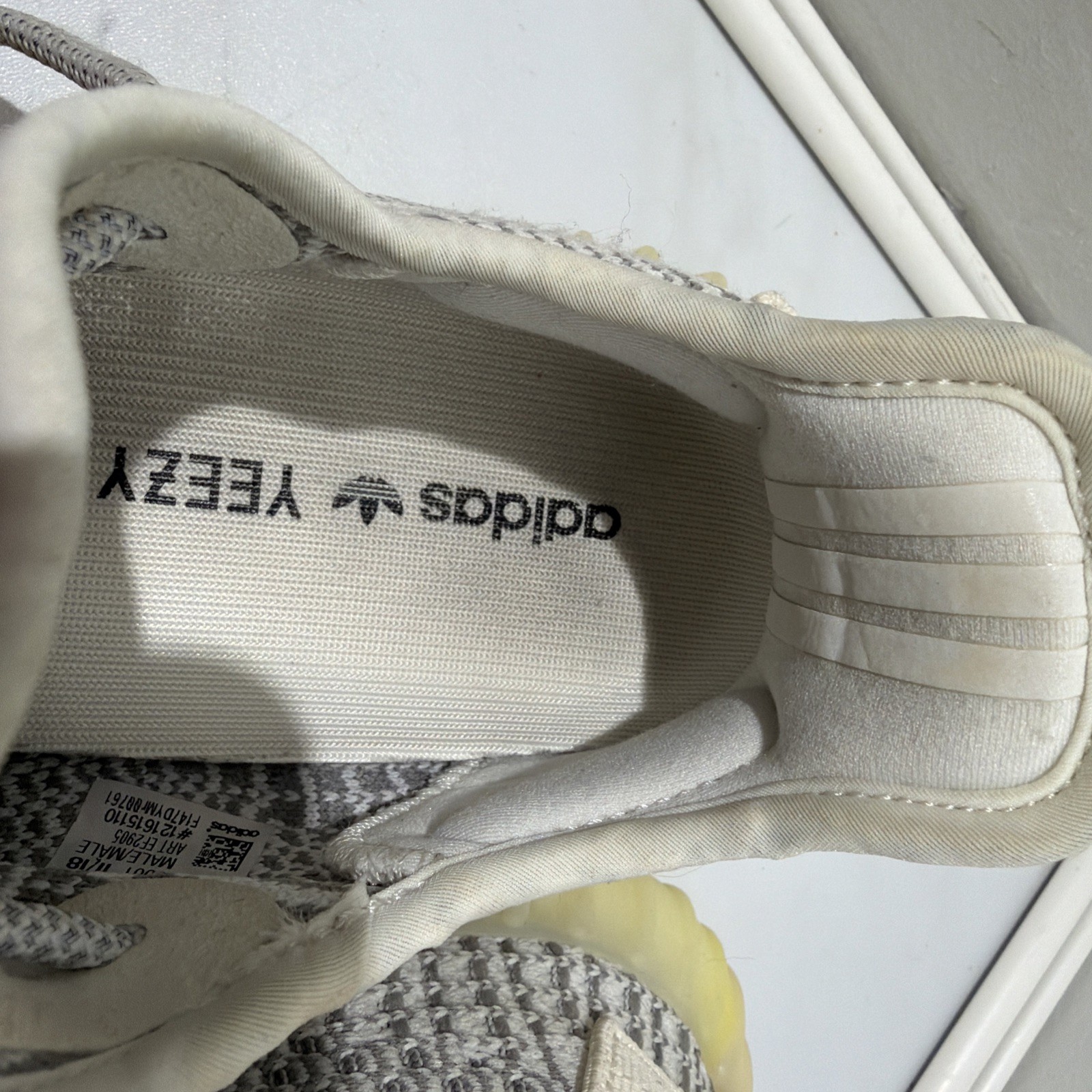 Adidas Yeezy Boost 350 V2 Natural FZ5246 Size 7.5 Pre-Owned thumbnail 8