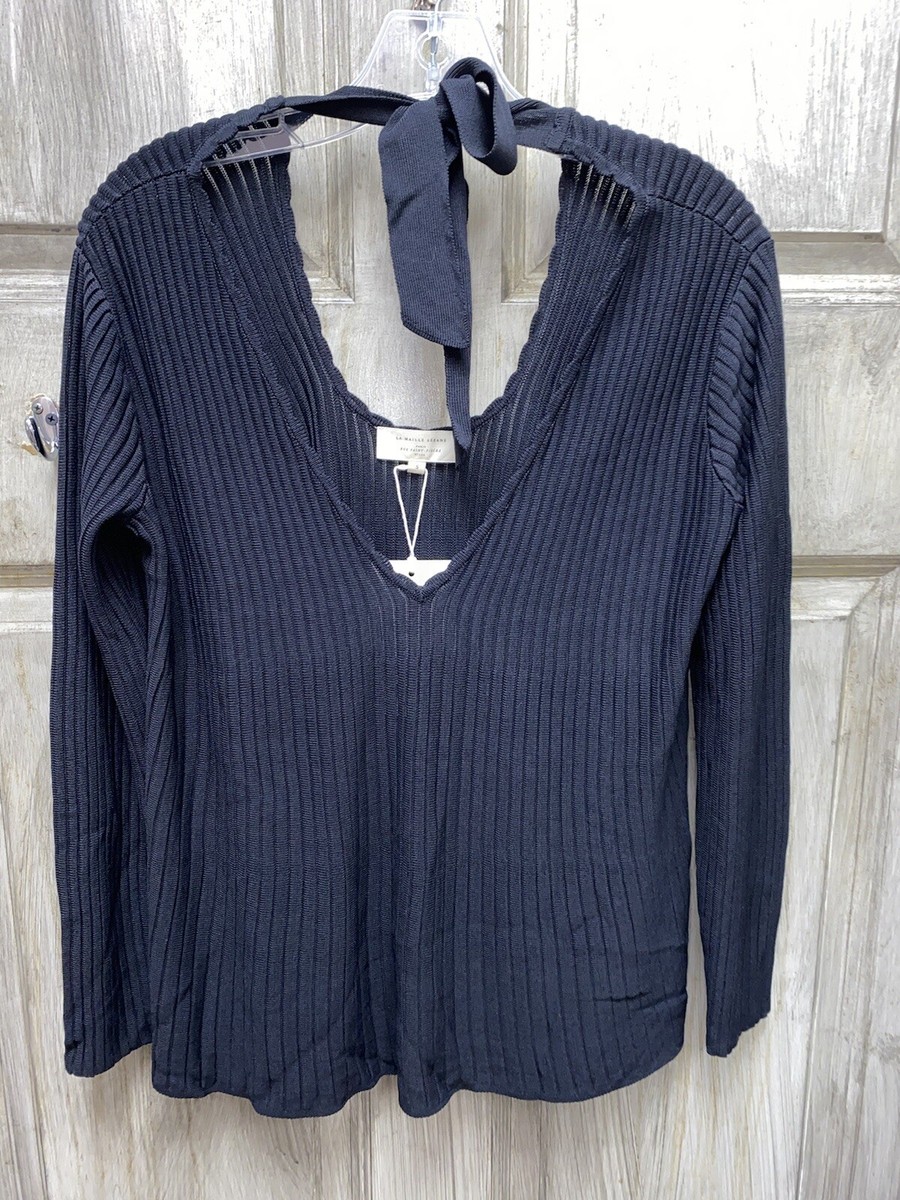 SEZANE ERNESTINE JUMPER BLACK Size Small | eBay