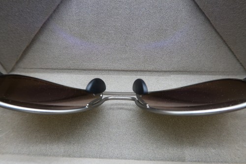 Porsche Design P8606-B Pilot Brown Mirror 88% CE3 Sunglasses 54mm Italy NEW - Picture 13 of 16