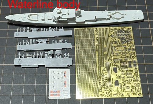 3d printing 1/700 America Dealey Class Corvette Unpainted model kit - Picture 2 of 2