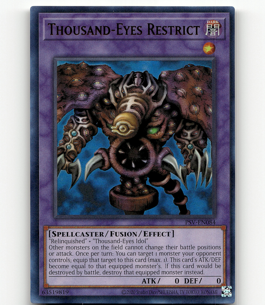 Yugioh - Thousand-Eyes Restrict - Pharaoh's Servant 25th Anniv. | eBay