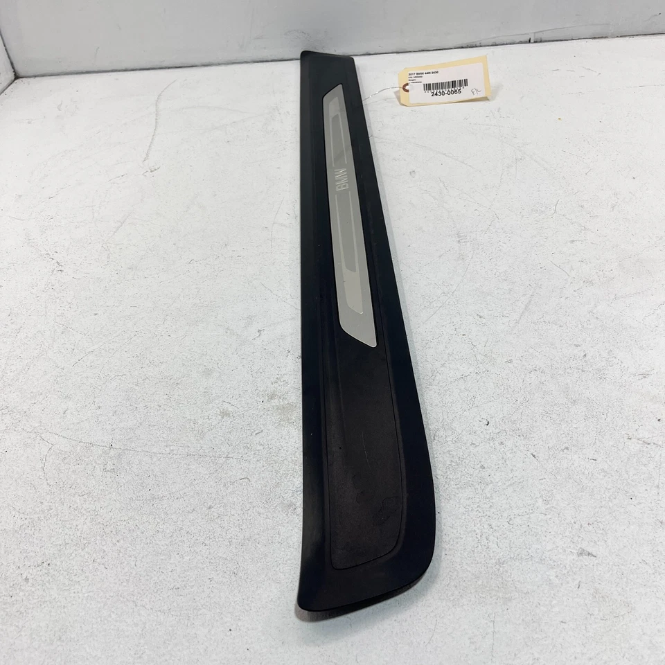 Front Left / Driver Side Door Sill Scuff Kick Plate BMW 440I 2017-2019 OEM - Image 3 of 4
