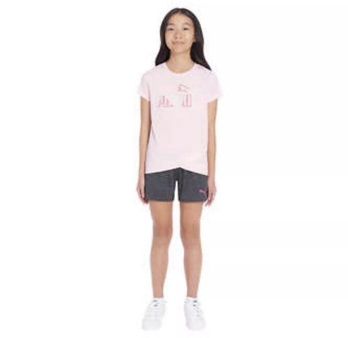 Puma Girls 4 Piece Set black & Light Pink - Picture 8 of 8