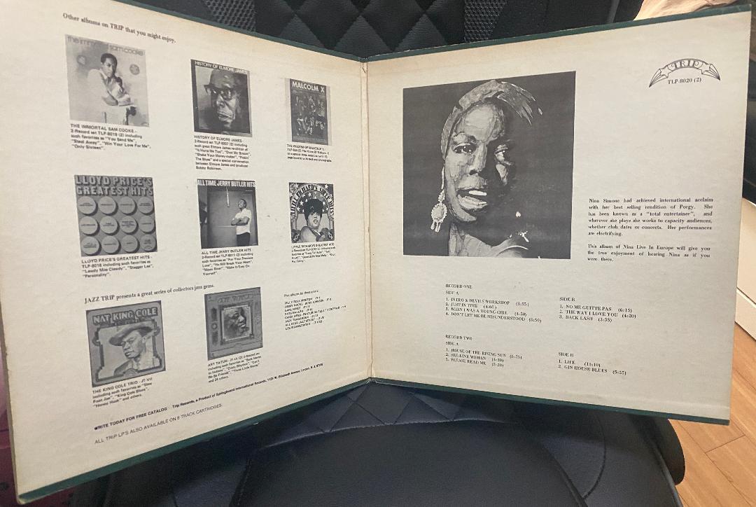 NINA SIMONE LIVE IN EUROPE US盤２LP NINA SIMONE LIVE IN EUROPE US盤2LP Nina Simone – Live In