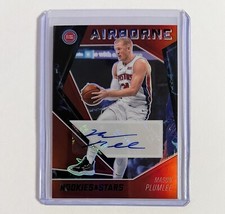 Mason Plumlee 2020-21 Rookies & Stars Airborne Auto Detroit Pistons Blue Devils
