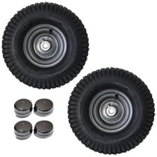 2-pack Front Tire And Rim 15x6-6 For Craftsman For Husqvarna 532106222