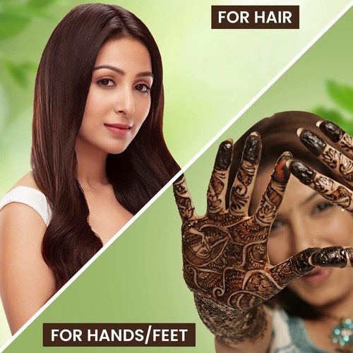 NEW 10Godrej Nupur 100% PURE Henna Powder with 9 Herbs Hair Color-MEHNDI LONGEXP - Picture 5 of 15