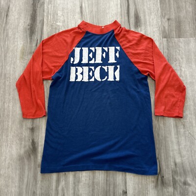 Jeff Beck - There & Back Tour Concert (3/4 Sleeve) T-Shirt (1980) Vintage RARE!