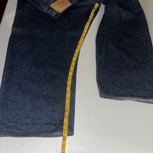 Vintage LEVI'S 501 3501 Redline Selvedge lavaggio scuro linguetta cerchio vuota 60x30 fondo di magazzino! - Foto 24 di 24