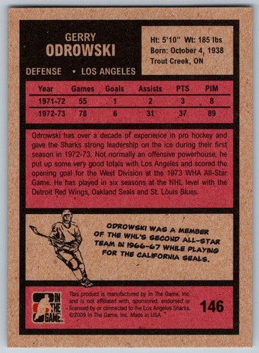2009-10 ITG 1972 THE YEAR IN HOCKEY –PICK YOUR PLAYERS OR FINISH YOUR SET - Picture 299 of 406