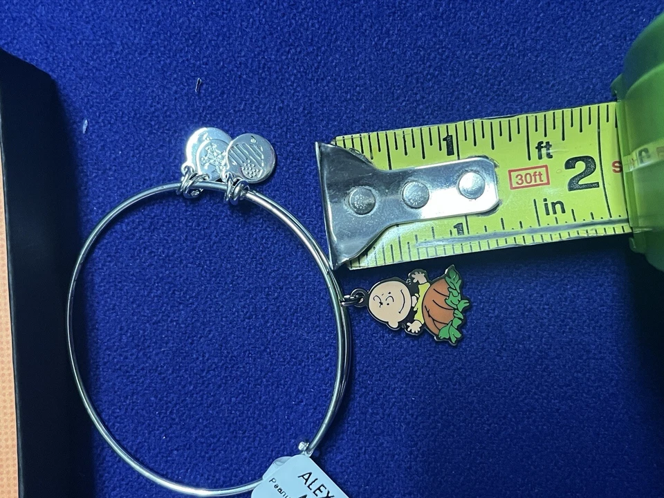 Браслет с брелоками Alex And Ani Halloween Peanuts Charlie Brown Pumpkin новый - Изображение 3 из 4