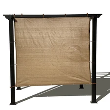 Shade & Privacy Panel with Grommets 90% UV Block in Walnut by Alion Home© 4S