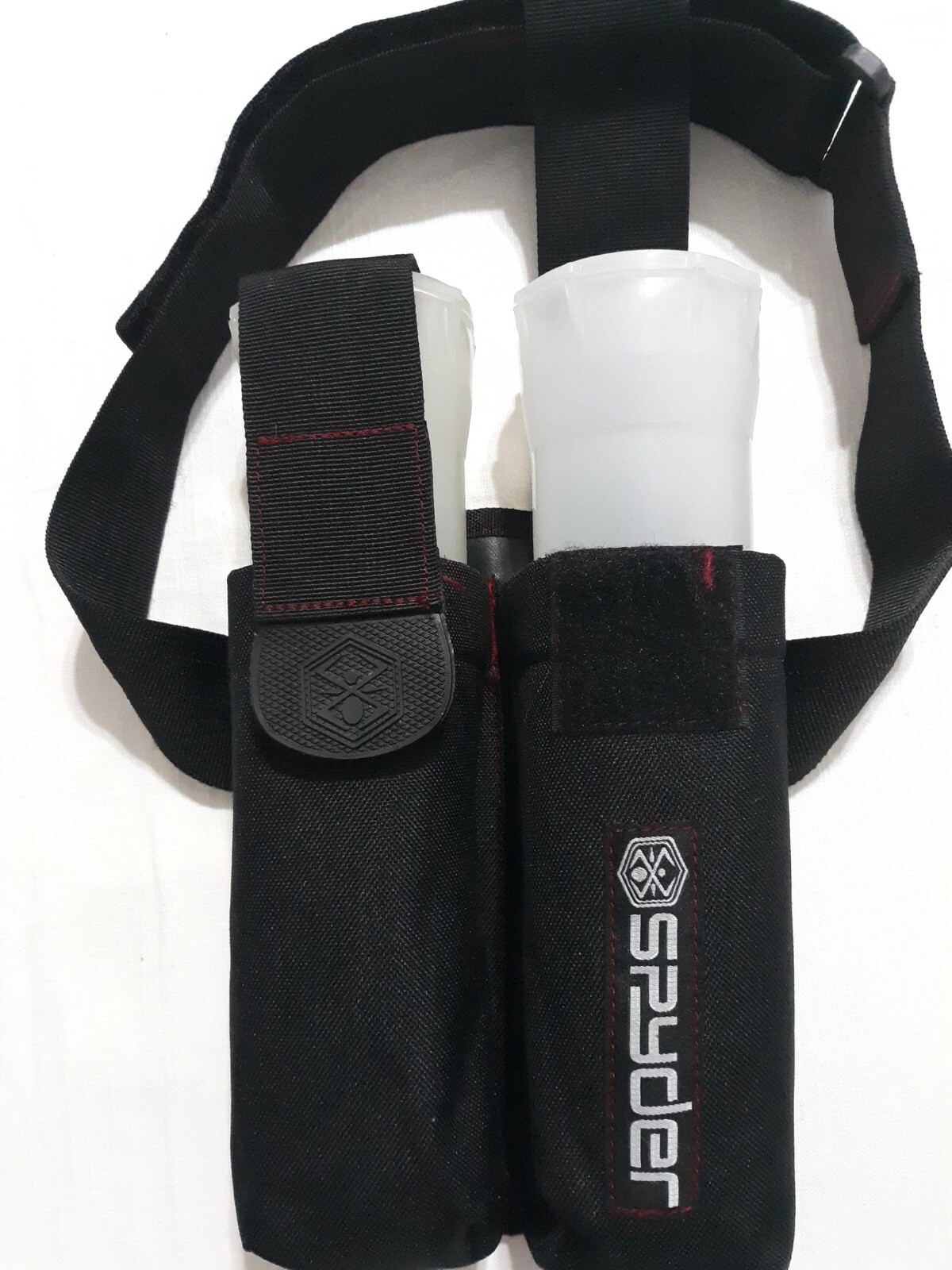 SPYDER  WAIST PAINTBALL PELLET CARRYING CASE WITH 2- 10 INCH