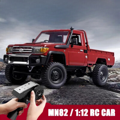 Hot New Retro Rc Car with LED Lights Vehicle 4WD Remote Control Truck Model Toy