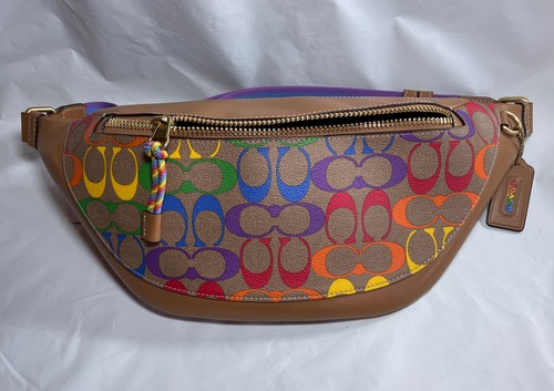 Coach Pride Warren Belt Bag In Rainbow 