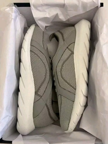 Good Man Brand GMB Knit Trainer Grey Men’s Italian Sneaker Size 9 - Picture 8 of 10