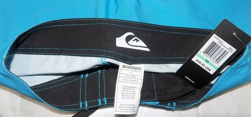 Quicksilver New Wave BMJ0 Board Shorts Swim Blue Black Youth Size 25 - Picture 3 of 8