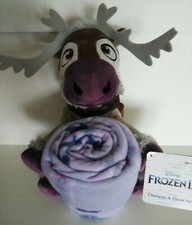 new Disney Frozen 2 II rare SVEN Super Plush and 50"x 40" Throw Blanket gift Set