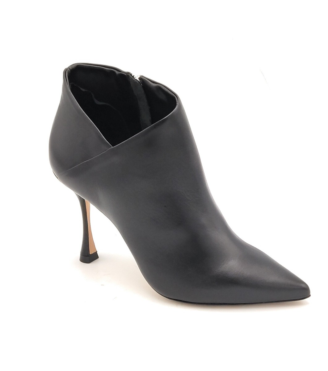 Vicenza 1823008 stivaletto pelle nero cerniera tacco T 10cm
