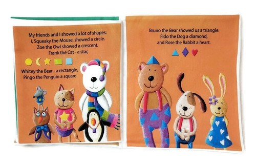 Shapes - Soft Cloth Books for Babies, Children, Boys, Girls, Child, Toddler - Picture 6 of 7
