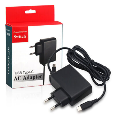 AC Netzteil Ladegeräte für Nintendo Switch Ladegerät USB-C Ladekabel Adapter
