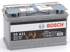Bosch S5A11 Batterie de Voiture 80A/h-800A