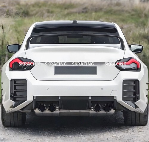 Fits BMW M2 G87 2023-24 Real Carbon Fiber Rear Roof Window Spoiler Wing Body Kit - Picture 18 of 21