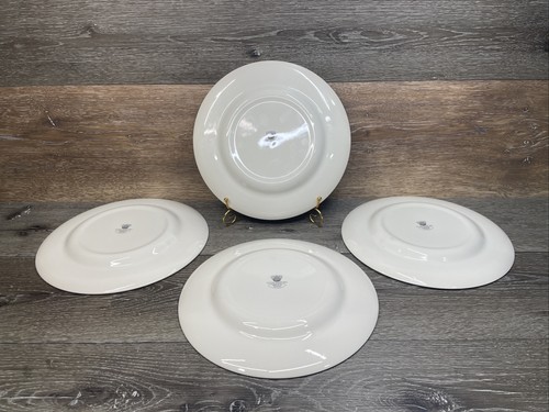 Royal Stafford FLORENCE 11” Dinner Plate Set - Iris Floral ~set Of 4 - Picture 10 of 16
