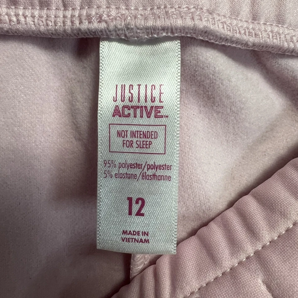 Pantalones deportivos Justice Active talla 12 rosa Foto 3 de 4