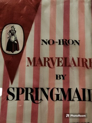 Marvelaire by Springmaid Twin Fitted Sheet -Candy Stripe Pink-39''x79''-Brand New