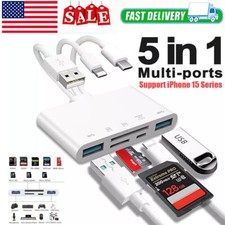 5 in 1 Memory Card Reader USB 3.0 OTG Adapter...