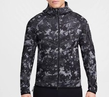 Mens Size Medium - Nike Tech Windrunner Fleece Full-Zip Hoodie Black HV5055-060