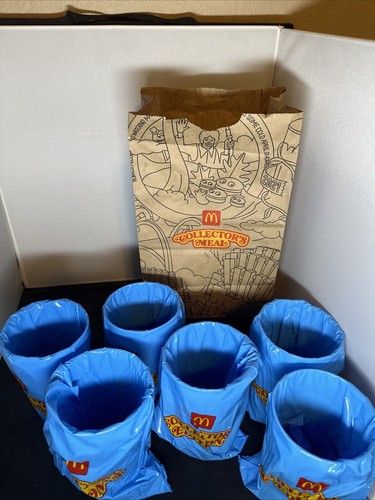 McDonald’s 2024 Collectors Edition Cups Complete Set Of 6 and bag unopened - Picture 2 of 7