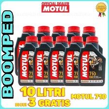 10 LITRI OLIO MISCELA 2 TEMPI MOTUL 710 SINTETICO 100% PER MOTO E SCOOTER 10MO01