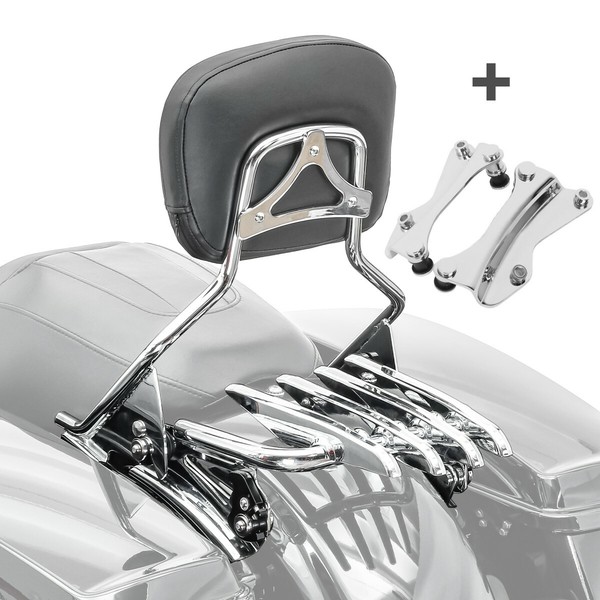 Sissybar + GepäCkträGer XB FüR Harley Davidson Road Glide 2009 Chrom-image