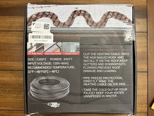 120ft 8W/ft Self-Regulating Pipe Heating Cable Roof De-icing