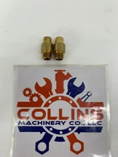 Orifice .0745 Orifice For Natural Gas Burner .0745 Inch Brass Lot of 2