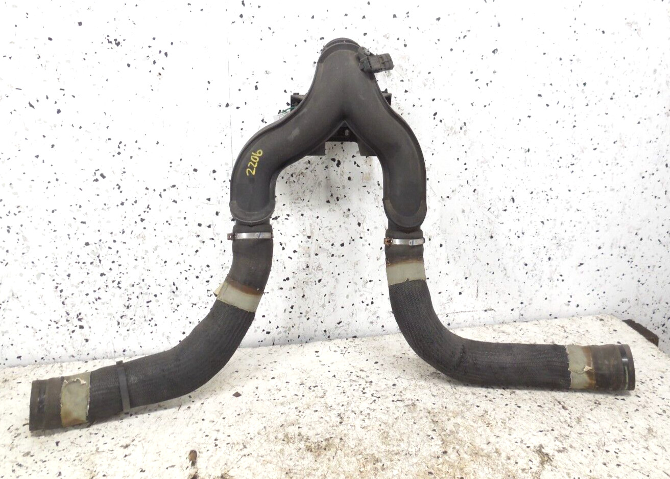 2017-2020 Maserati Levante 3.0L Y Air Intake Duct Resonator W/ Hoses OEM