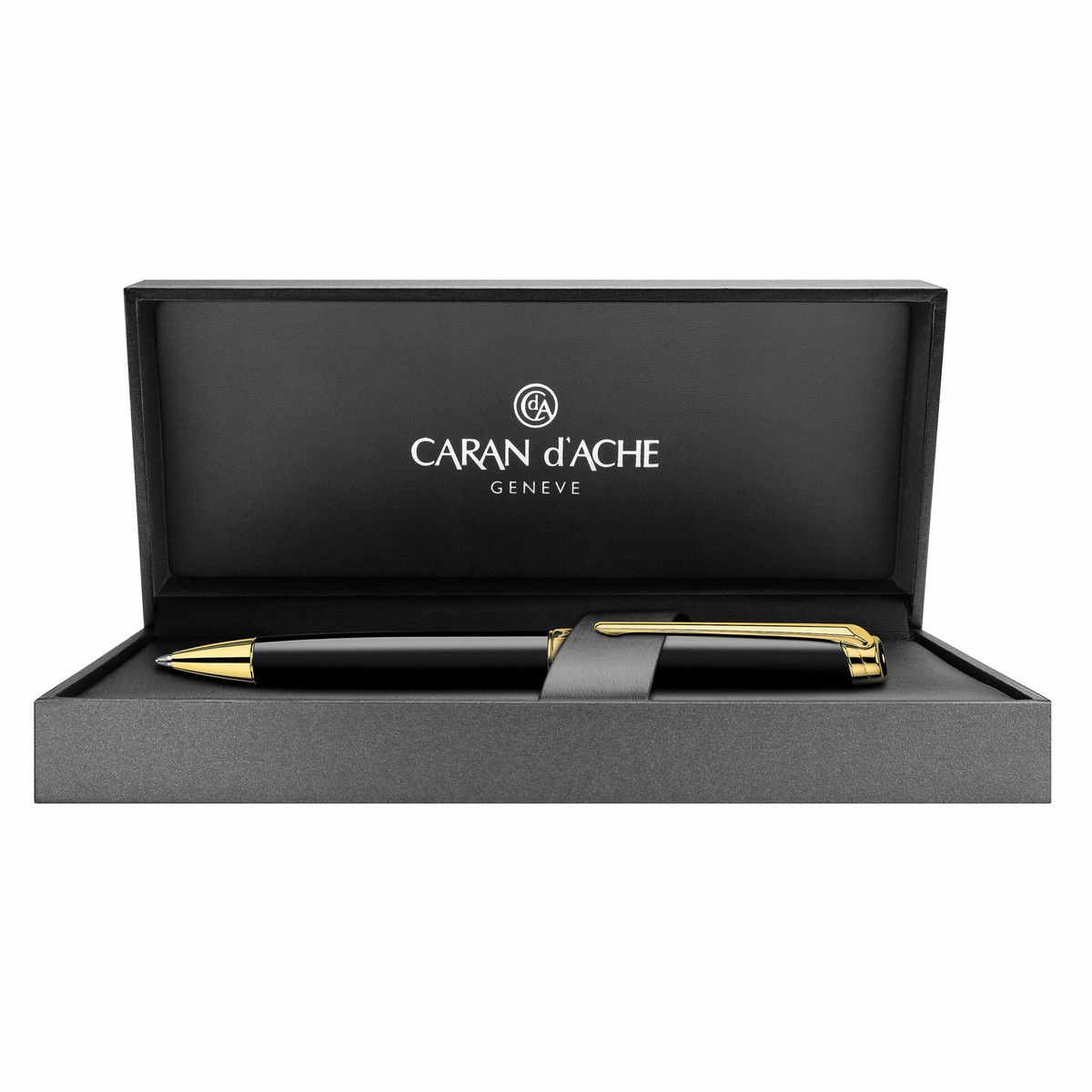 筆記具 Caran d'ache 46 4coler pen Amazon.com : Caran D'ache Metal Ballpoint Pen - Black