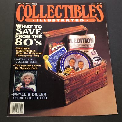 VTG Collectibles Illustrated Magazine May June 1982 - Phyllis Diller Collector