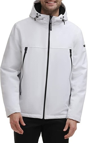 NWT Calvin Klein Men's White Sherpa 
