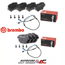 SATZ BREMSBELÄGE VORNE & HINTEN FÜR BMW 5ER 520D M SPORT MK7 G30 BREMBO