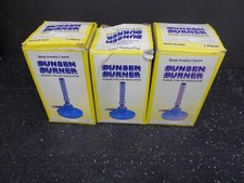 Bunsen Burners for Natural Gases Lot of 3 Burners