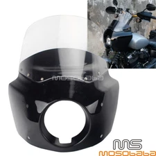 ABS Motorcycle Headlight Fairing For Harley Dyna FXD FXDB FXDWG FXDF Street Bob