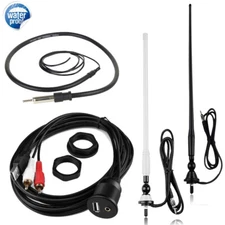 Waterproof Car Radio Antenna FM AM Aerial for ATV UTV Motorcycle Truck Yacht