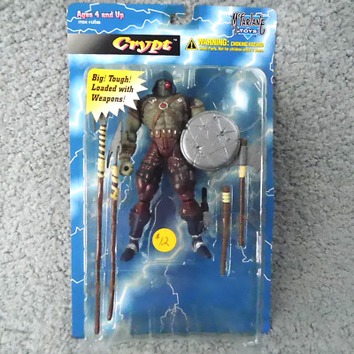 1995 McFarlane Toys CRYPT Action Figure Rob Liefelds Youngblood  NEW w/glue
