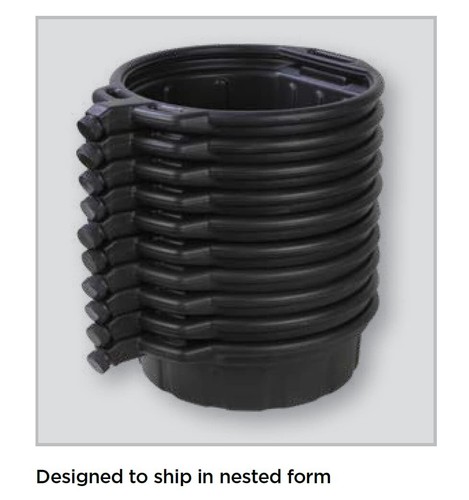4-1/4 Gallon Oil Drain Pan - Stackable, Spill-Free Waste Fluid Container (Pac... - Picture 6 of 7