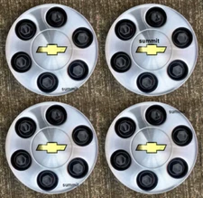 4pcs. AVALANCHE SILVERADO SUBURBAN 1500 TAHOE Wheel Hub Center Caps 9596341